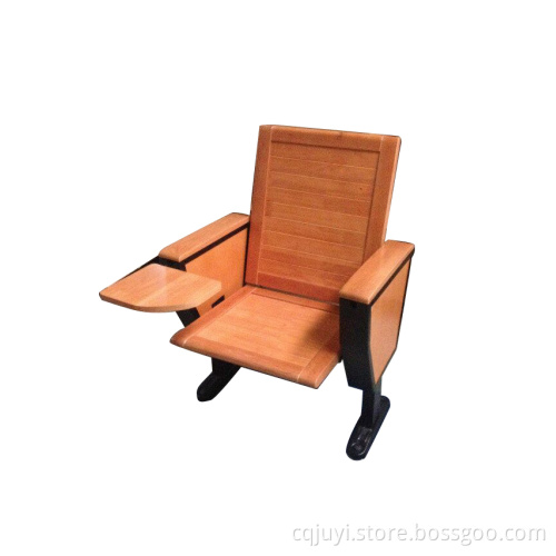 Cheap wooden auditorium chair ,seating system ,leacture hall class room chair